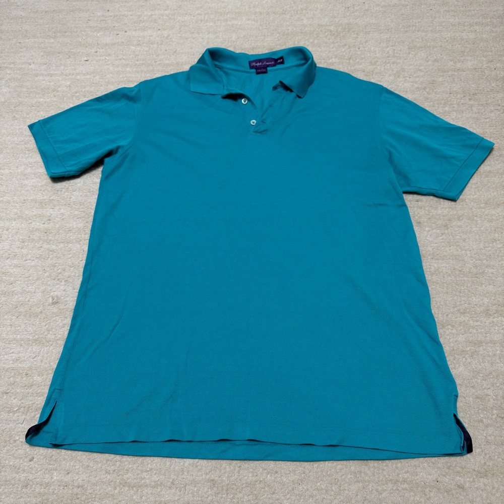 Ralph Lauren Purple Label Teal Polo Shirt